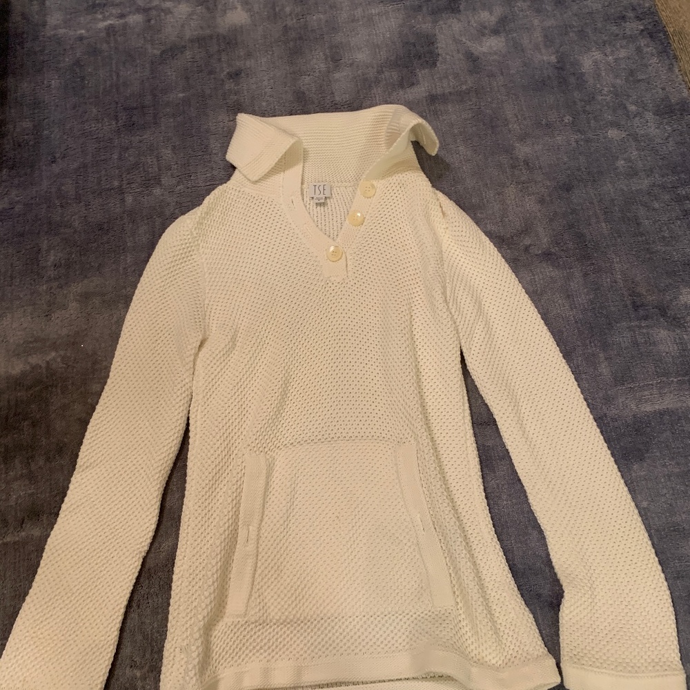 White Cotton Sweater